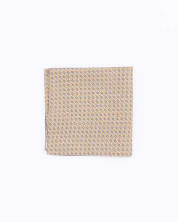 Light Yellow Pocket Squares 100% Silk